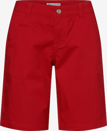 Regular Pantalon Marie Lund en rouge : devant