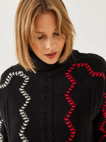 Pull-over Bianco Lucci en noir