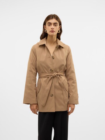 VERO MODA Between-seasons coat 'VMCHELSEA' in Brown: front