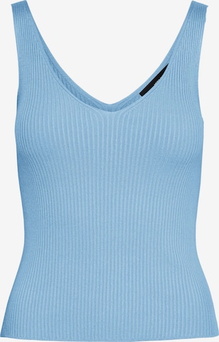 VERO MODA - Top de punto 'GLORY' en azul: frente