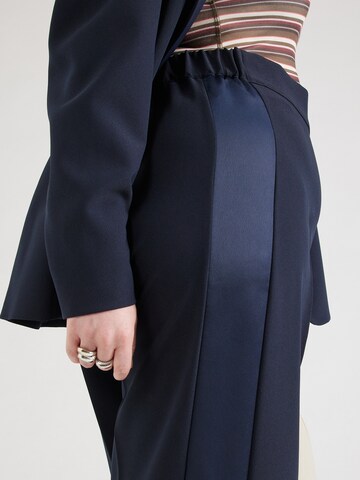 Persona by Marina Rinaldi Wide Leg Bukser med fals 'CALABRA' i blå