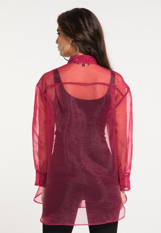Chemisier faina en rouge