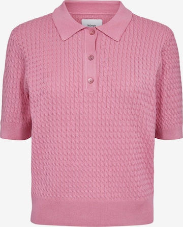 NÜMPH Poloshirt 'NUALETTE POLO' in Pink: Vorderseite