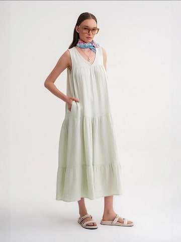 MixRay - Vestido em verde