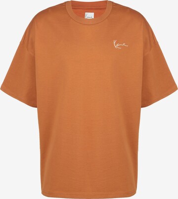 T-Shirt Karl Kani en orange : devant