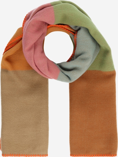 CODELLO Scarf in Dark beige / Green / Orange / Pink, Item view