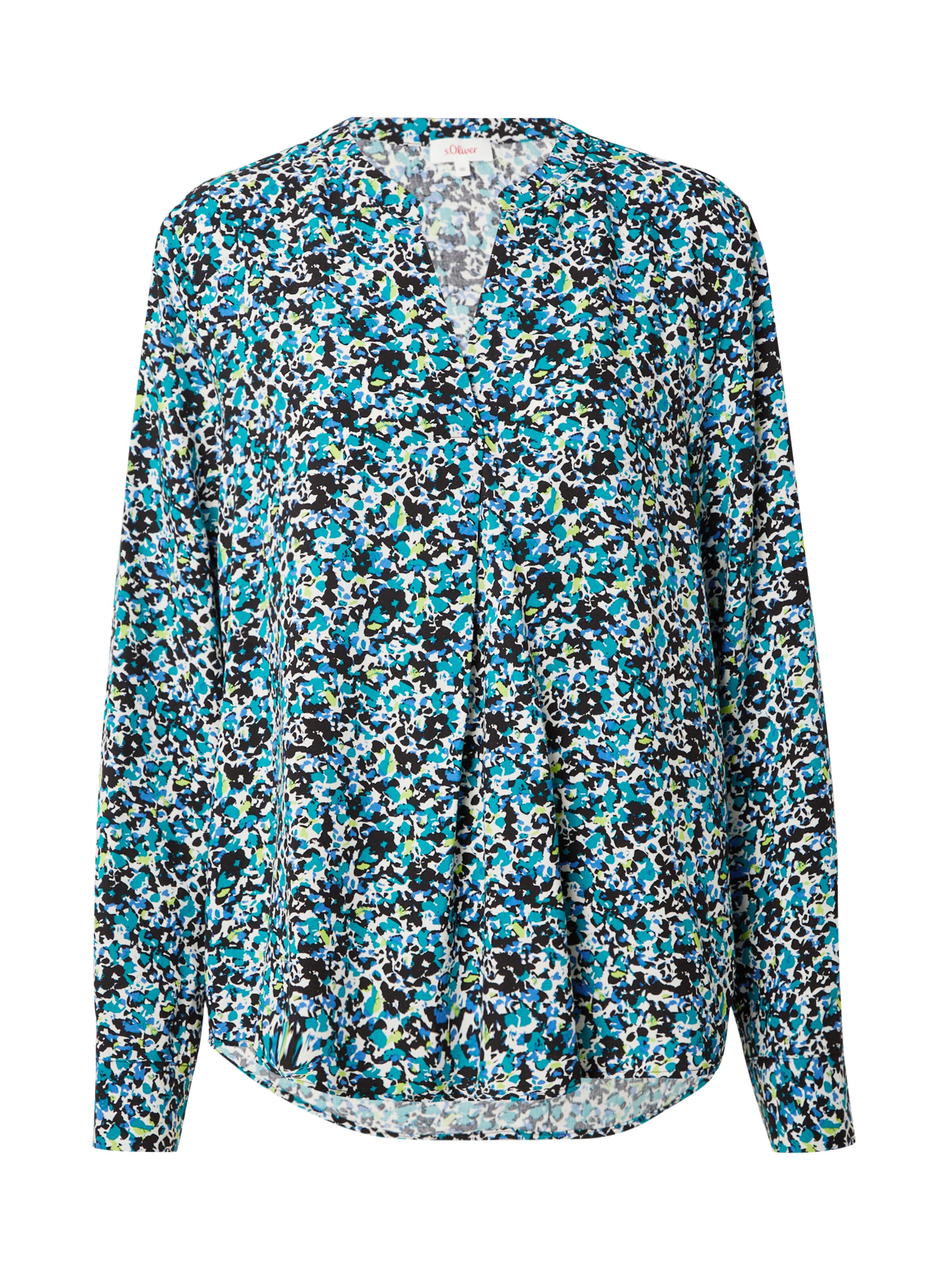s.Oliver Blouse in Blauw: voorkant