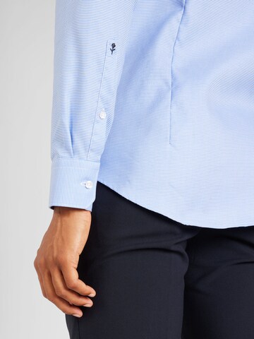 SEIDENSTICKER Slim Fit Hemd 'New Kent' in Blau