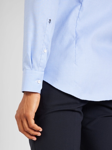 SEIDENSTICKER Slim fit Button Up Shirt 'New Kent' in Blue