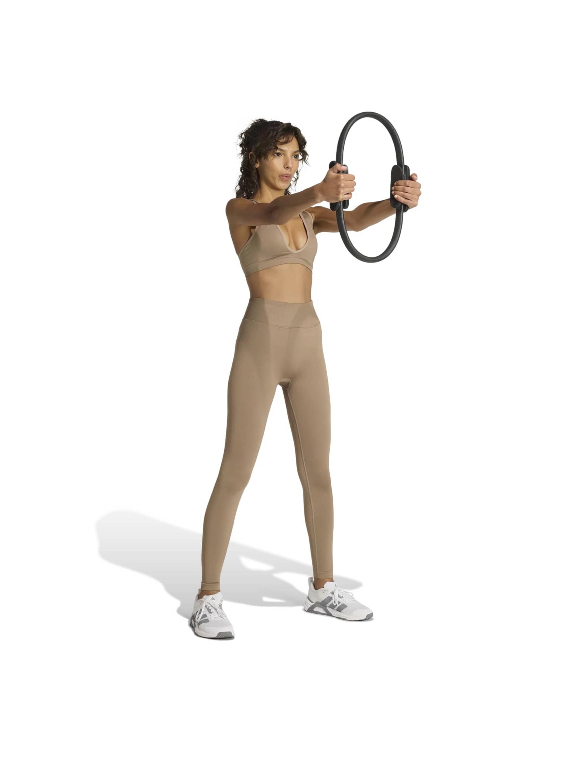 ADIDAS PERFORMANCE Скинни Спортивные штаны 'WE' в Коричневый