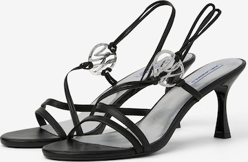 juoda Karl Lagerfeld Basutės ' SIENNA CORD ': priekis