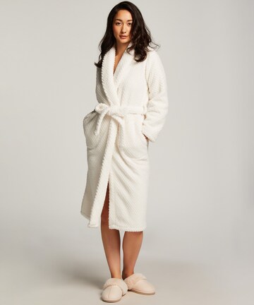 Hunkemöller Long Bathrobe in White: front