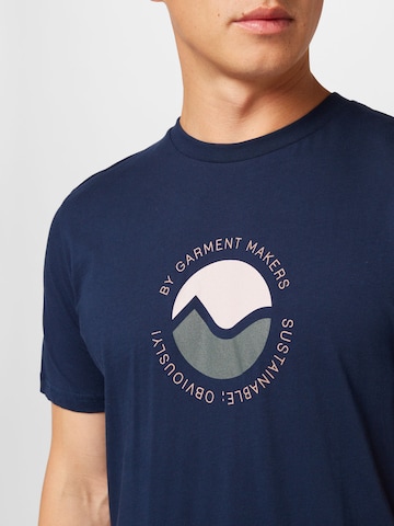 By Garment Makers T-Shirt 'Lorenzo'  (GOTS) in Blau
