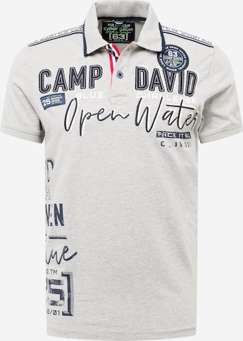 CAMP DAVID Shirt 'Ocean´s Seven I' in Grey: front