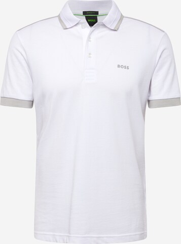 BOSS Тениска 'Paddy 1' в бяло: отпред
