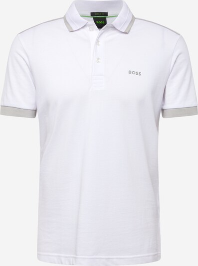 BOSS Poloshirt 'Paddy 1' in grau / weiß, Produktansicht