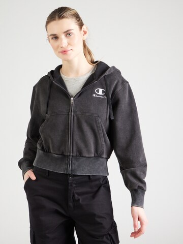 Giacca di felpa di Champion Authentic Athletic Apparel in nero: frontale