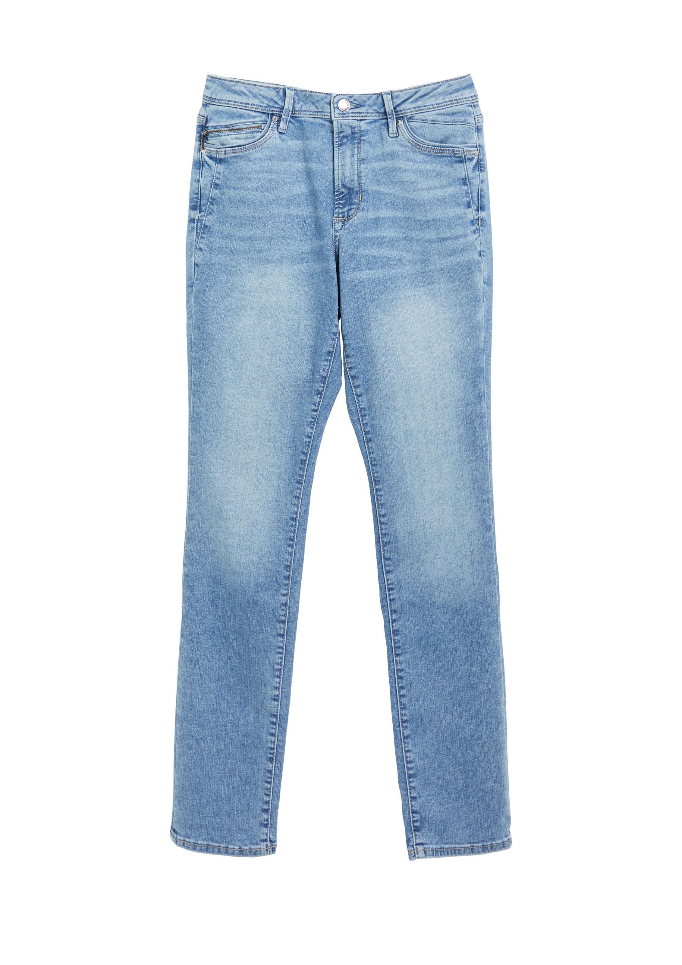 s.Oliver Slimfit Jeans 'Betsy' in Blauw: voorkant