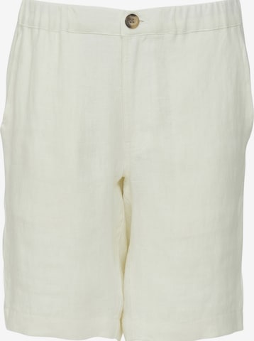 mazine Regular Shorts ' Littlefield Linen ' in Weiß: predná strana