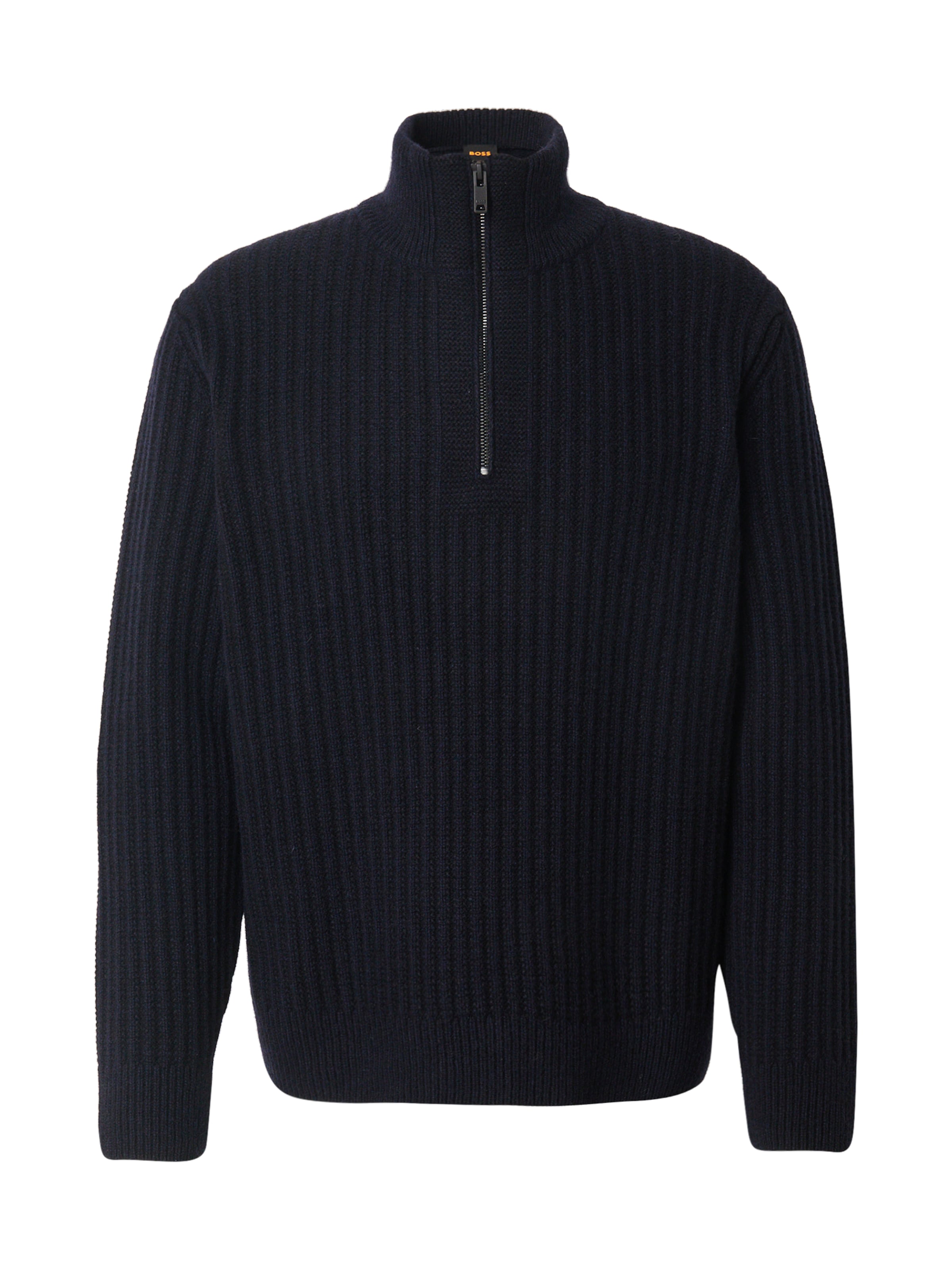 BOSS Pulóver - kék: elől