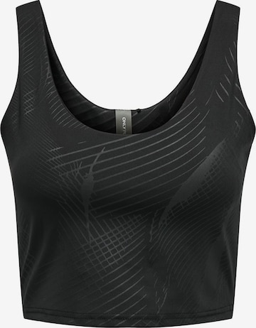 ONLY PLAY Sports top in Black: front