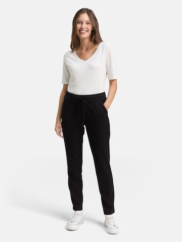 TOM TAILOR Loosefit Broek in Zwart: voorkant