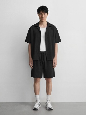 Burocs Regular Hose 'Structured'‌‌ in Schwarz