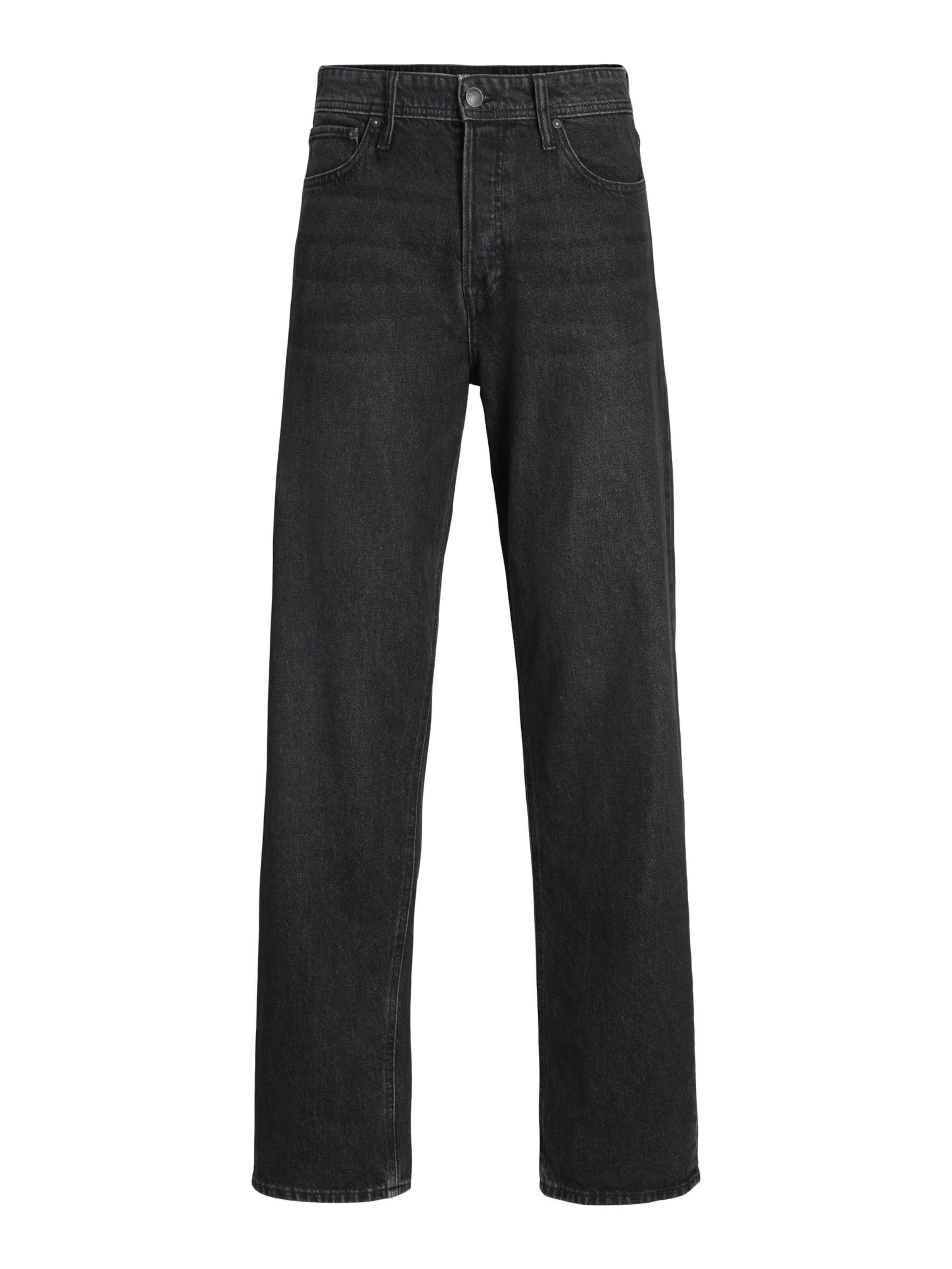 JACK & JONES Regular Jeans 'EDDIE' in Schwarz: Vorderseite