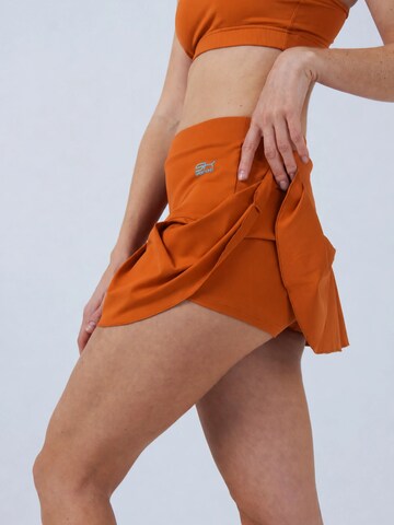 SPORTKIND Sports skirt 'Pleated Skirt' in Brown