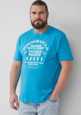T-Shirt s.Oliver Men Big Sizes en bleu