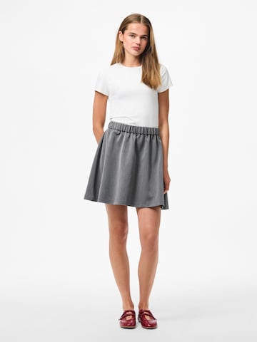 Jupe 'PCKamil' PIECES en gris