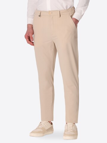Regular Pantalon chino 'T. ERA' Distretto12 en beige : devant
