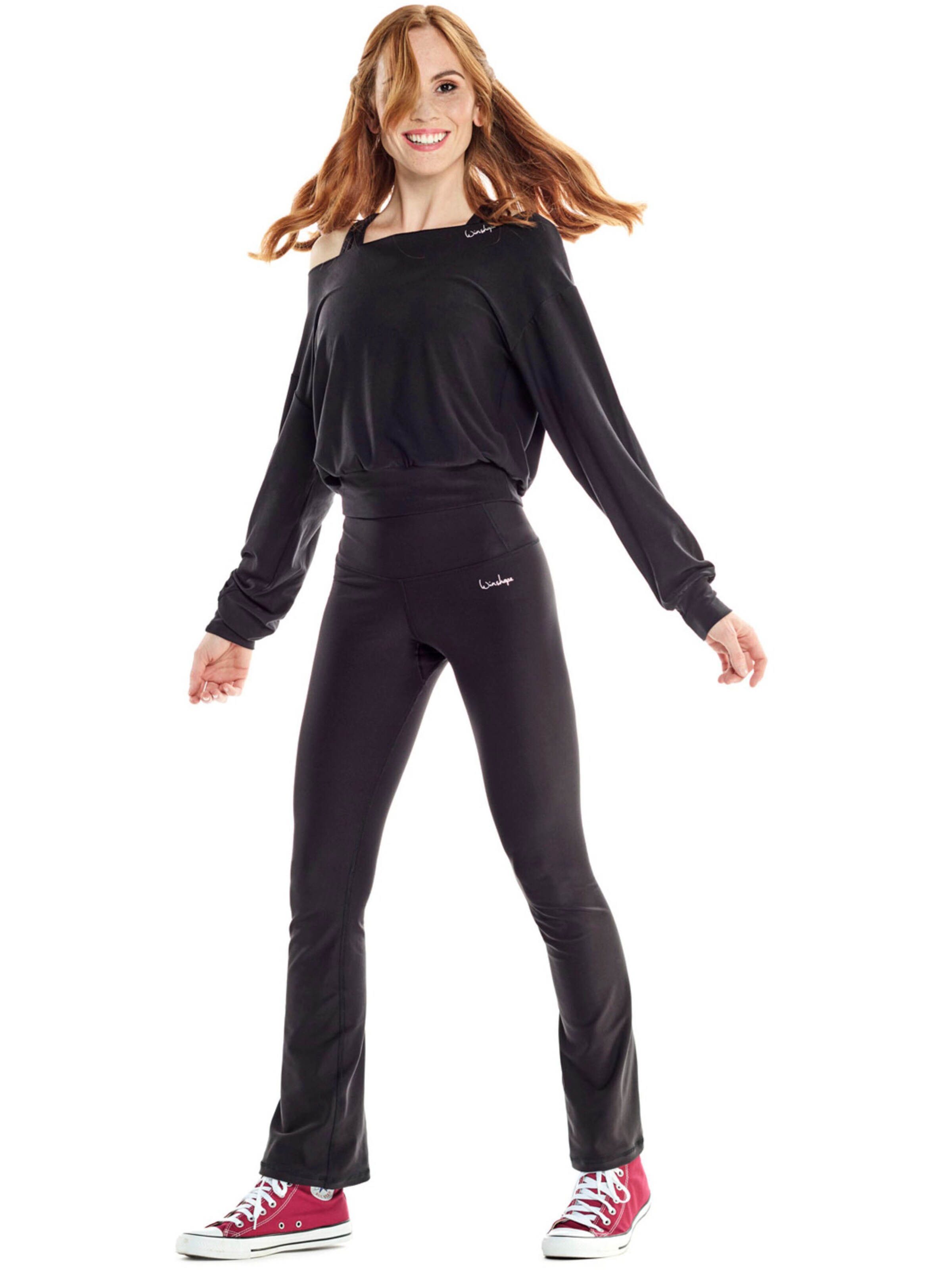 Winshape Funktionsshirt 'LS003LS' in Schwarz