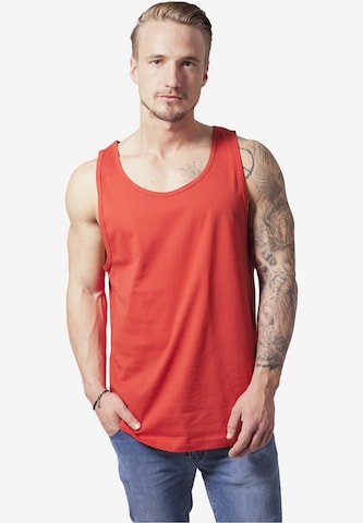 T-Shirt 'Big Tank' Urban Classics en rouge : devant