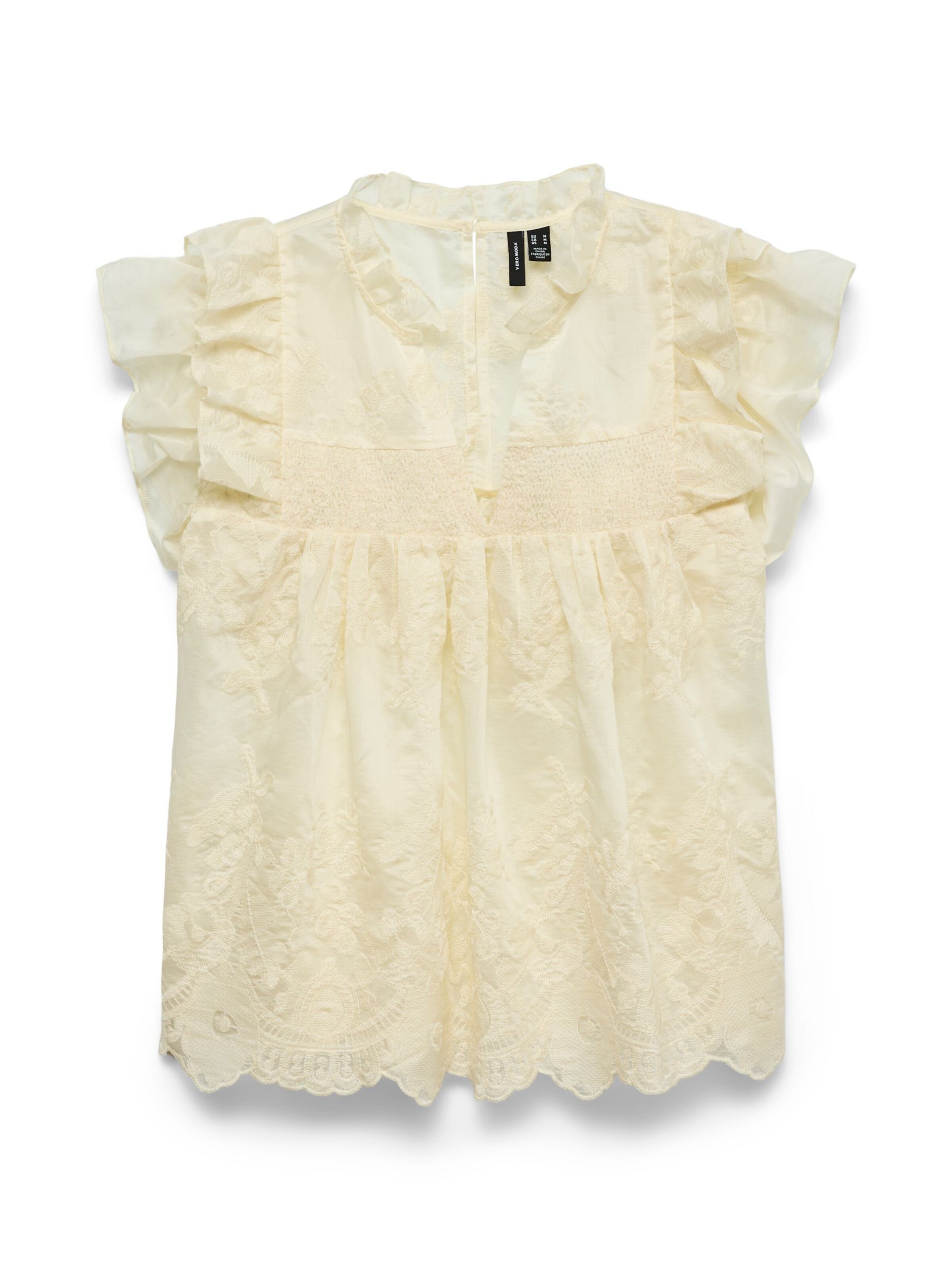 Chemisier 'VMRi' VERO MODA en beige : devant