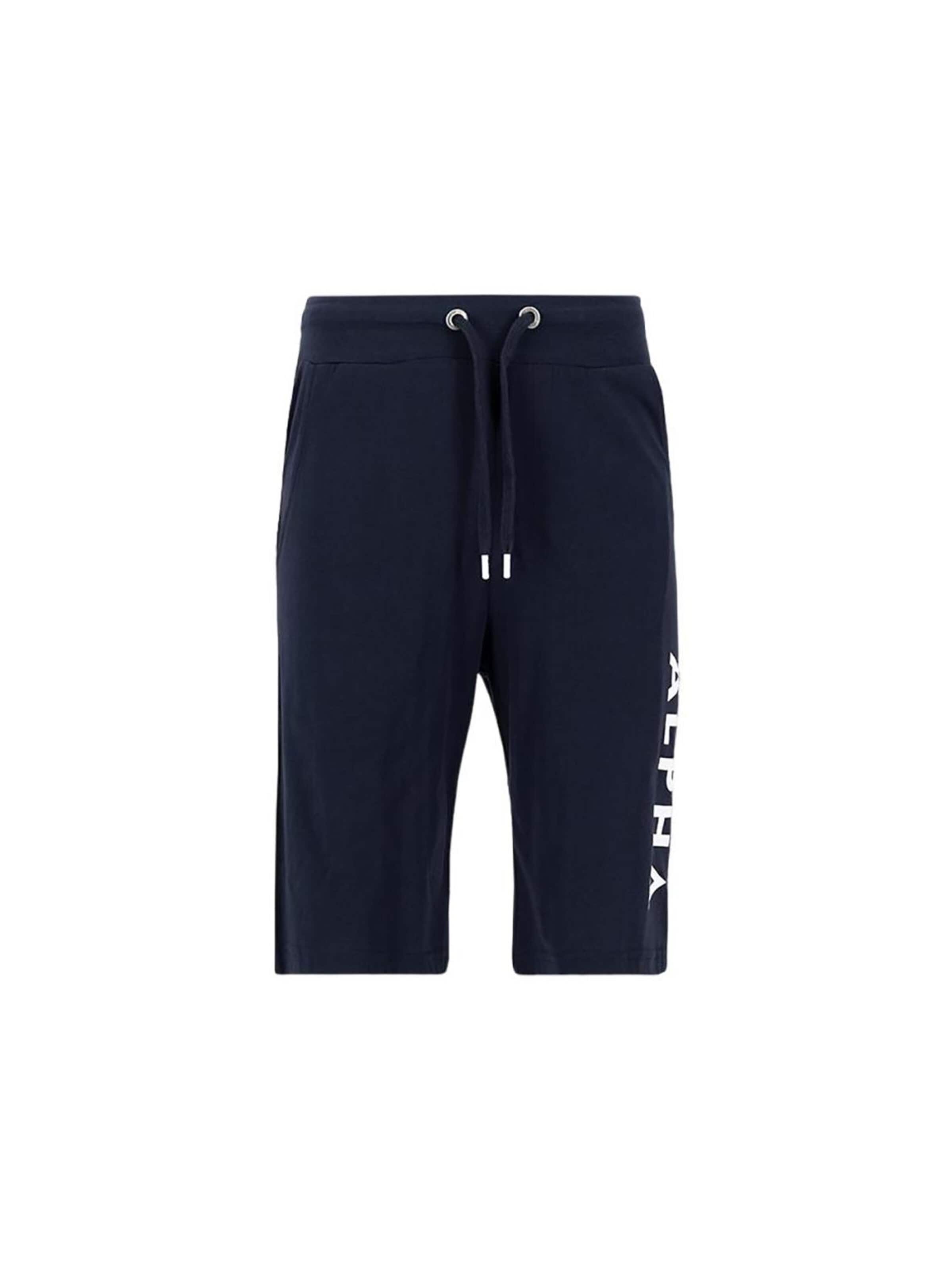 ALPHA INDUSTRIES Regular Pants in Blue: front