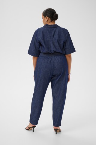 KAFFE CURVE Regular Trousers 'Jada' in Blue
