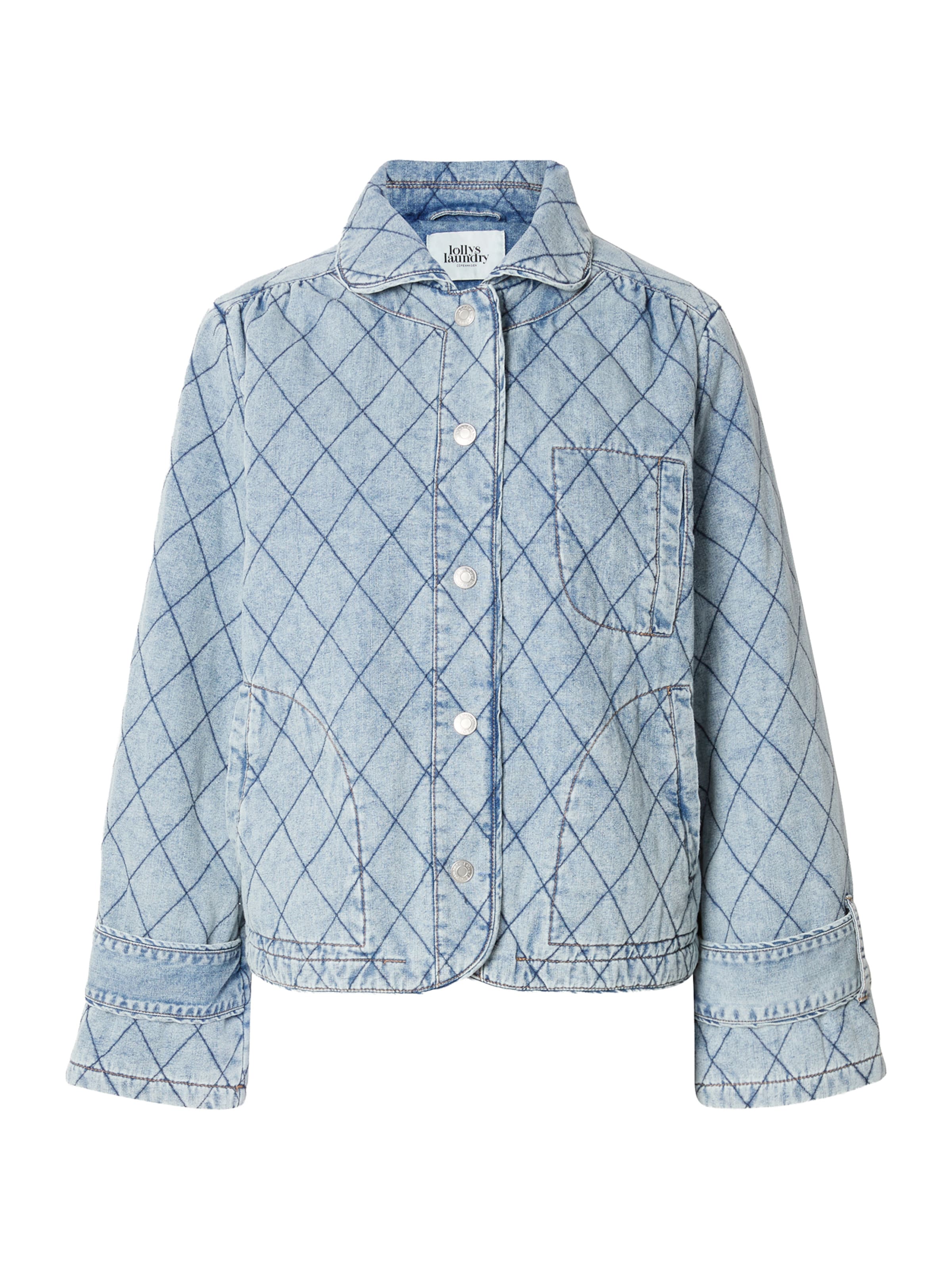 Lollys Laundry Between-season jacket 'Viola' in Blue: front