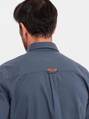 Ombre Regular fit Overhemd in Blauw