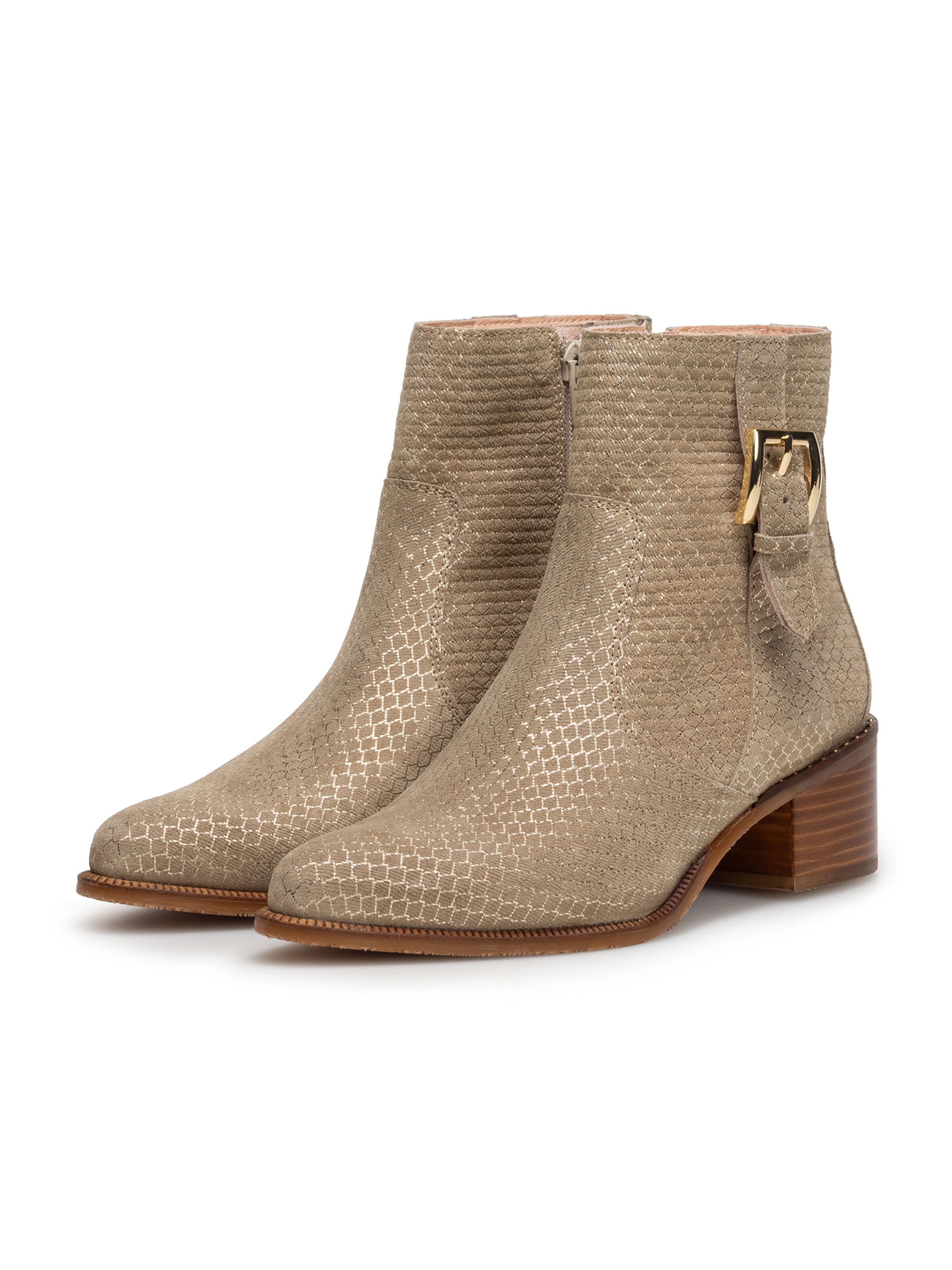 Floris van Bommel Booties 'EVI 05' in Beige