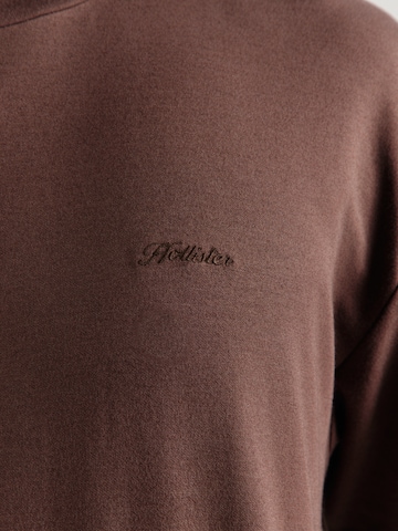 HOLLISTER Majica | rjava barva