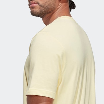 ADIDAS ORIGINALS Shirt 'Trefoil Essentials' in Gelb