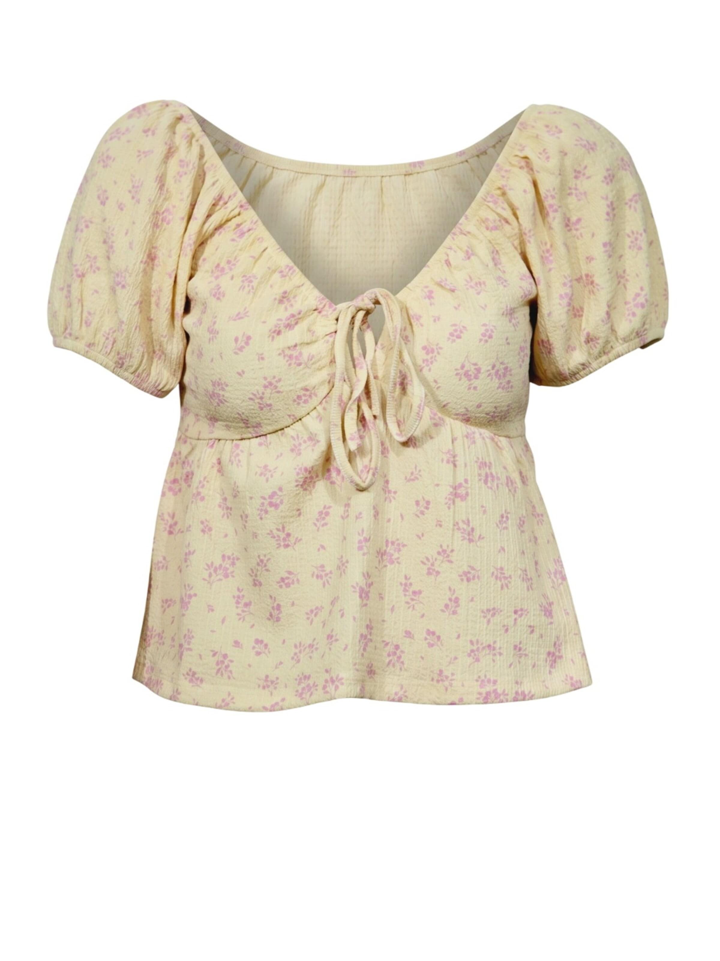 Alexa Dash Blouse in Geel: voorkant