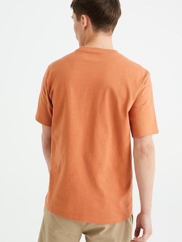 WE Fashion - Camiseta en naranja