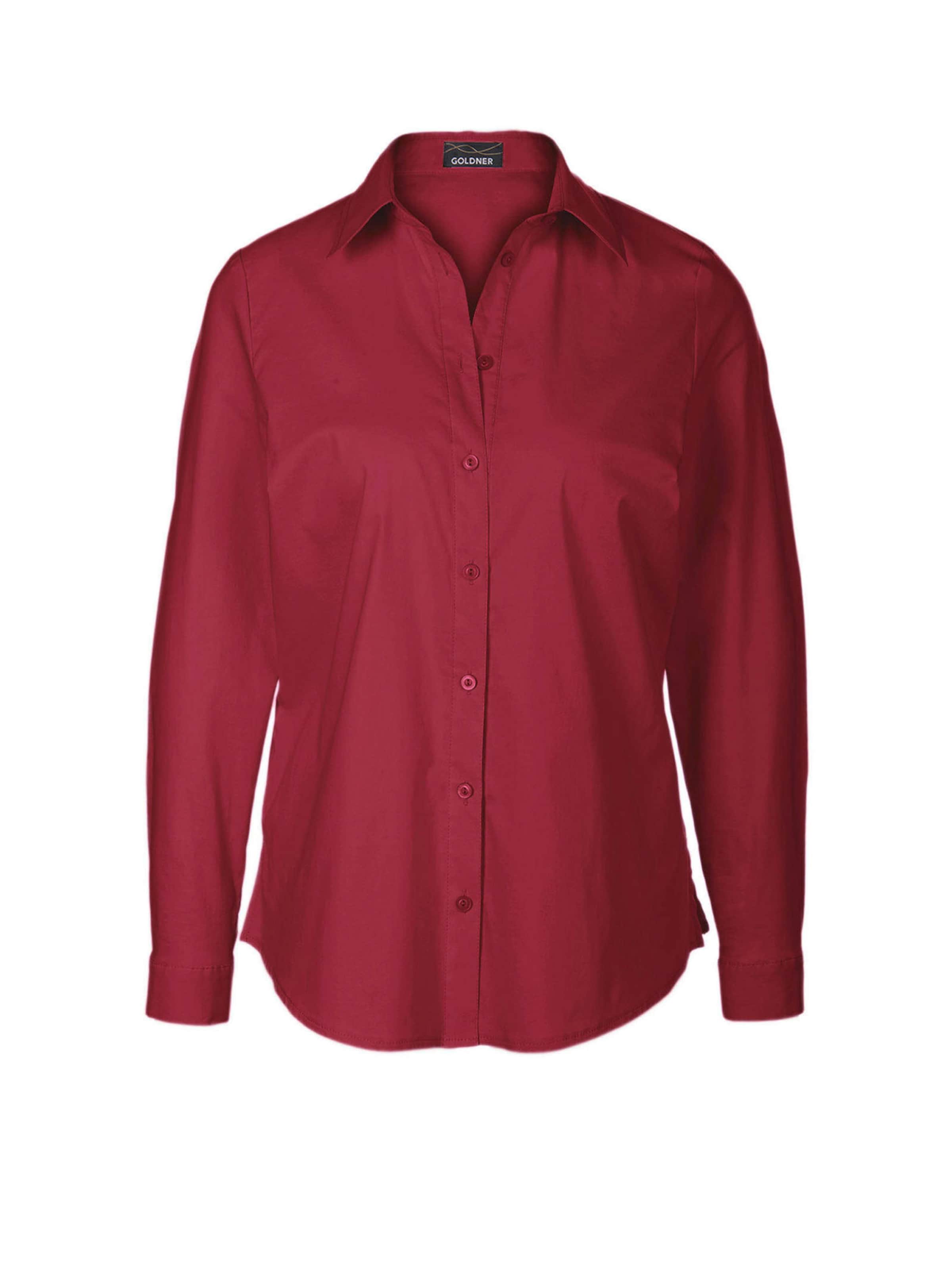 Goldner Bluse in Rot: Vorderseite