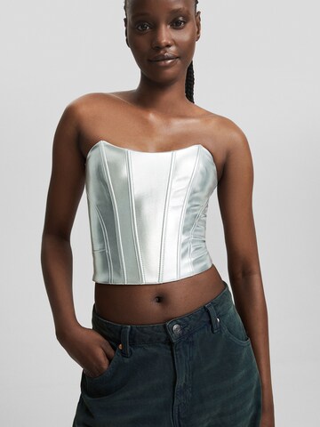 Top di Bershka in argento