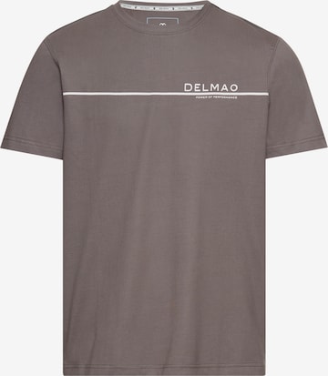 DELMAO T-Shirt 'DELMAO ' in Grau: Vorderseite