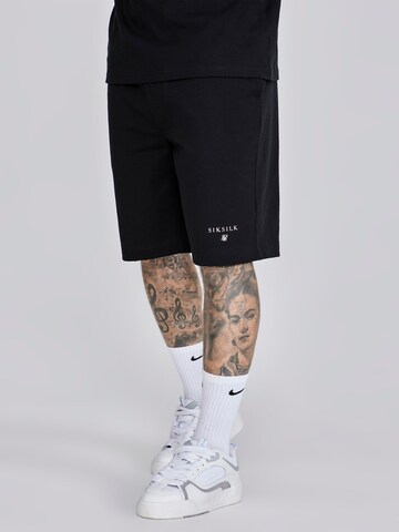 SikSilk Jogginganzug in Schwarz