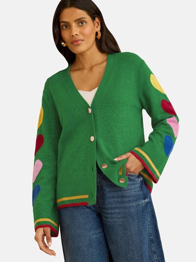 Giacchetta in S love & roses di colore giallo / verde / rosa / rosso, Visualizzazione prodotti