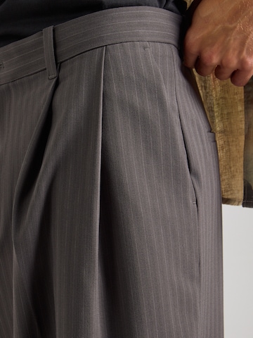 WEEKDAY Wide Leg Hose 'Nate' in Grau
